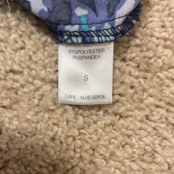 NY&C Teal Sleeveless Top and Multicolor Pants Set - Picture 5 of 10